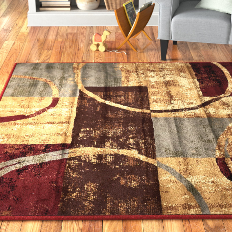 Andover Mills™ Mclea Abstract Brown/Gray Area Rug & Reviews Wayfair